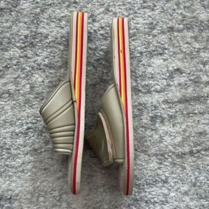Islander Tan Velcro Slides 